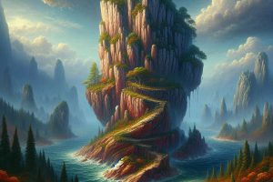 ein fels. genannt der fels ohne brandung. fantasy