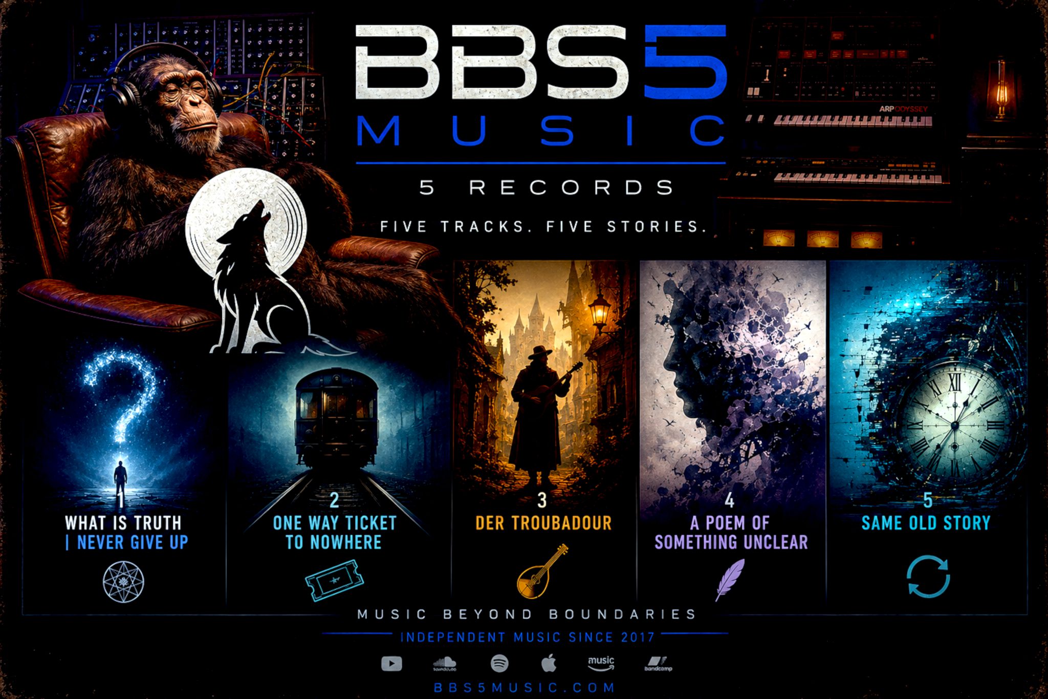 🎵 Five Tracks, Five Stories | BBS5 Music 1 5tracks scaled