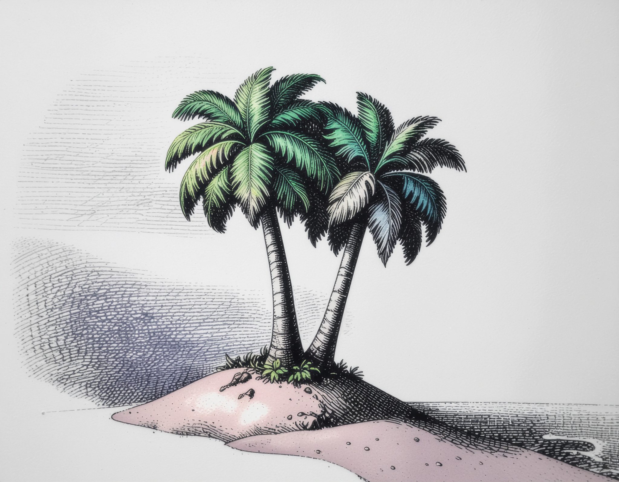 Island – A Tropical Escape | BBS5 Music 8 Firefly suedeseeinsel mit palmen psy chodelisch 653124 scaled