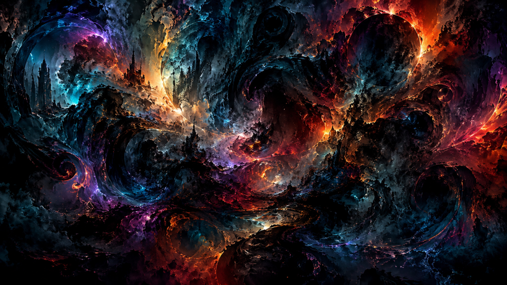 🌑 SIE KOMMEN | Dark Cinematic Trip-Hop & Epic Orchestral Electronic 🐉 3 Kosmischer Nebelstrudel mit Feuerkern